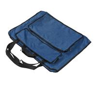 RASTKY Sac à Carnet de Croquis Portable, Sac à Bandoulière Solide et étanche, d'artiste de Grande capacité pour Croquis, Fournitures d'art de Voyage 25,6x19,7 Pouces (Blue)
