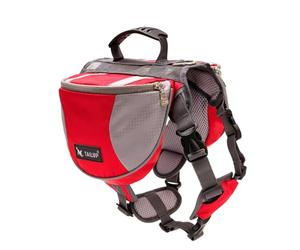 RASTKY Sac à Dos Durable pour Chien, Considérations de sécurité, Aventure en Plein Air Confortable pour Chiens, Rouge (M)