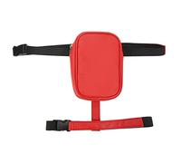 RASTKY Sac de Jambe de Harnais de Cuisse pour Femmes de Grande capacité, Sac Banane de à Main de Jambe Résistant à l'usure pour Les Festivals de Musique, Portefeuille Extérieur en Cuir PU (Rouge)