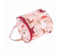 RASTKY Sac de Rangement pour Tricot, étui Portable pour Accessoires D'outils de Couture avec Aiguille et Crochet, Organisateur pour Le Voyage et Le Rangement à Domicile (Petit Baril)