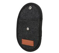 RASTKY Sac Porte-médiator en Feutre de Laine Douce, étui Plectre Portable pour Musiciens en Déplacement (Black)