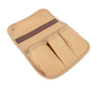 RASTKY Sac Suspendu Latéral pour Chaise de Camping, Pochette D'accoudoir en Toile Robuste pour Les Aventures en Plein Air (Kaki)