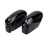 RASTKY Sacoche de Selle Rigide Universelle, Sacoches de Motocyclette Détachables de 22 L avec Serrure et Clignotants Intégrés, pour la Plupart des Vélos de Sport Cruisers