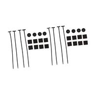 RASTKY Sangles D'attache de Ventilateur de Radiateur électrique, Kit de Remplacement Premium pour Véhicules Automobiles, Fabrication Soignée pour les Amateurs de Bricolage, 2 Pièces