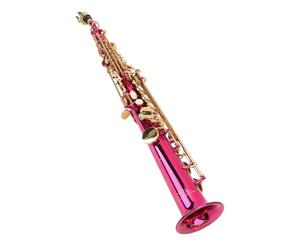 RASTKY Saxophone Soprano Sib Soprano DroitKit ParfaitPour les Débutants et les Joueurs Intermédiaires avec des Accessoires CompletsPerformance Optimale