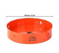 RASTKY Scie Cloche Bimétallique, Dent Tranchante pour Métal, Bois, Plastique, Foret pour le Travail du Bois, Bricolage, 3 Pouces de Diamètre pour les Grands Trous, Convient aux Professionnels et aux