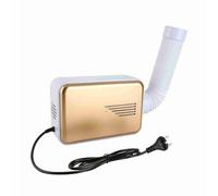 RASTKY Sèche-linge électrique 600 W, Moelleux et Doux, Fonction D'air Chaud à Circulation à Température Constante pour une Expérience de Séchage Rapide, Poids de 1,1 Kg (scène (GOLD Prise ronde de