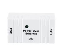 RASTKY Séparateur POE Puissant, Mini Connecteur RJ45, Pont Réseau AP, Injecteur POE pour Utilisation en Extérieur (White)