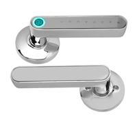 RASTKY Serrure à Levier de Porte Intelligente, Entrée sans clé pour la sécurité de la Maison, Algorithme D'auto-apprentissage à 360 °, 1 Batterie Rechargeable 3,7 V 14500, Scène Applicable 35-55 Mm