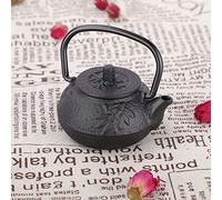 RASTKY Service à thé en Fonte Japonaise Imitation Bouilloire de 50 Ml avec Cuivre, Cérémonie du thé avec Bec Verseur, Résistant à l'usure et à la Corrosion, Collection et Visualisation Parfaites