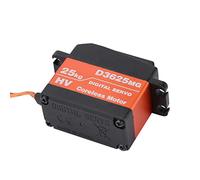 RASTKY Servo de Voiture RC à Engrenage Métallique Numérique à Couple élevé étanche à 180 ° pour Voitures de Course 1/10 1/8, Petit Circuit imprimé de Commande avec Boucle en Silicone pour la