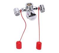 RASTKY Station de Lavage des Yeux pour Robinet en Laiton avec Buses Réglables pour Rinçage Oculaire D'urgence, pour Laboratoires et Usines, Fixation pour Station de Lavage des Yeux pour évier