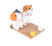 RASTKY Support de Bureau Polyvalent pour Smartphone, Chat Mignon, Support de Téléphone Portable en PVC Sûr pour Accessoires, Cadeau du Nouvel an pour Les Amoureux des Chats (C)