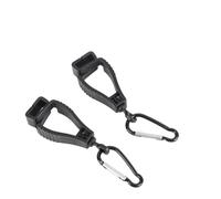 RASTKY Support de Clamp/Holder de Maintien de, Pince de sécurité Durable, Anti-perte, pour la sécurité au Travail, 2 Pièces, Noir (BLACK)