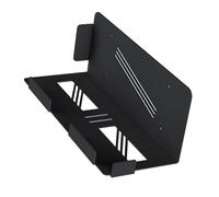 RASTKY Support de Console Mural, Contrôleur de Console de Jeu, Fixation par Vis pour Casque, Flottant Derrière le Stockage TV, Ancrages en Acier Robustes (BLACK)