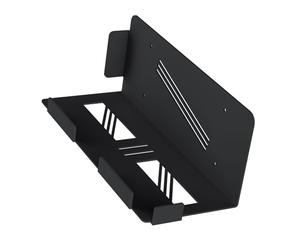 RASTKY Support de Console Mural, Contrôleur de Console de Jeu, Fixation par Vis pour Casque, Flottant Derrière le Stockage TV, Ancrages en Acier Robustes (BLACK)