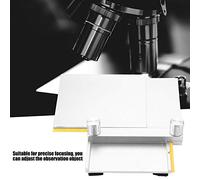 RASTKY Support de Microscope Numérique Réglable en Alliage D'aluminium pour Une Mise au Point Précise pour Les Produits de Microscope Supereyes, Durable à Utiliser, Processus de Traduction XY