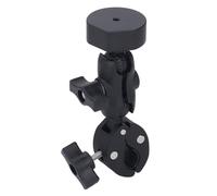 RASTKY Support de Montage Satellite Pince en Alliage D'aluminium Durable Angle Réglable pour Poteaux de Mini Camping-Car, Résistant aux Intempéries pour Les Amateurs de Plein Air (Adaptateur Noir)
