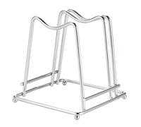 RASTKY Support de Planche à Découper de Cuisine, Organisateur Antirouille en Acier Inoxydable, capacité de Charge de 20kg, Argent