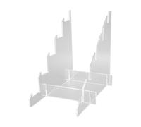 RASTKY Support de Porte-couteau Compact en Acrylique pour les Chasseurs en Plein Air, Présentoir de Couteaux Portable Multifonctionnel pour les Amateurs de Survie en Milieu