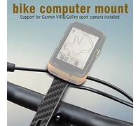 RASTKY Support de Potence de Vélo Avant Wahoo Elemnt Stages - Support d'ordinateur de Vélo pour Guidon intégré en Carbone pour Vélos de Route avec Fixation Légère (#2)