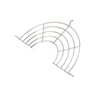 RASTKY Support de Refroidissement pour Wok en Acier Inoxydable, étagère Alimentaire Durable pour Le Refroidissement, Convient aux Casseroles, Woks, Support à Vapeur de Cuisine pour la Cuisine à (L)