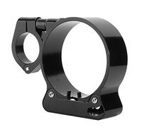 RASTKY Support de Relocalisation de Compteur de Vitesse à Montage Latéral en Aluminium Noir, Motos et Accessoire Résistant à la Corrosion, Réglage Facile du Compteur de Vitesse
