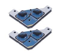 RASTKY Support de Soudage Magnétique Robuste, Fixation à 90 ° pour Plaque de Fer en Acier, 2 Pinces de Soudage à Double Interrupteur pour un Positionnement Précis
