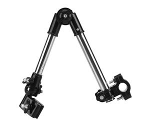 RASTKY Support de Support Extensible pour Parapluie à 360 °, Landau, Fauteuil Roulant, Noir - Connecteur de Serrage pour Ombre et Pluie (BLACK)
