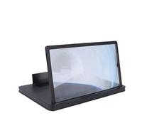 RASTKY Support de Téléphone Pliable de Loupe D'écran de Téléphone de 14 Pouces avec Lentille de Fresnel, Visionneuse de Film Portable avec Angle Réglable pour Les Smartphones, (Black)