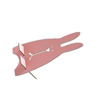 RASTKY Support de Téléphone Portable en Bois en Forme de Lapin, Support Solide pour Téléphones Portables et Tablettes, MDF, Rose/Jaune/Bleu, 6,4 X 3,1 Pouces pour Décoration de Bureau à Domicile