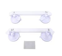 RASTKY Support de Voiture à Ventouse pour Fenêtre, Toit Ouvrant, Camping-Car, Bateau, Kit de Montage Satellite à Forte Adhérence, Portable Détachable avec Support en Fer et Silicone (White)
