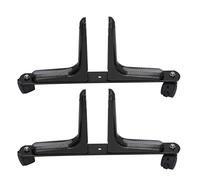 RASTKY Support d'écran de Séparation de Pièce, Cloison de Pieds, 2 Ensembles de Support d'écran de Séparation de Pièce, de Pieds de 'écran en Alliage 'Aluminium Mobile avec Roues, écran Mobile