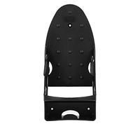 RASTKY Support en Fer électrique Résistant à la Chaleur de 2 en 1 Pilule de Plaque de Fer Montée sur Le Mur avec Crochet pour Le Bain Domestique BPA pour Repasser Les Accessoires (Black)