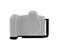 RASTKY Support en L Creux en Alliage D'aluminium pour -R, Poignée D'appareil Photo Stable et Résistante à l'usure, Prend en Charge Différents Types de Montage, Accès Facile à la Batterie (Black)