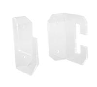 RASTKY Support Mural Horizontal en Acrylique Durable pour épées, Installation Facile avec Vis, Idéal pour la Maison et L'entreprise (Transparent)