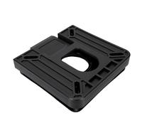 RASTKY Support Pivotant à 360 Degrés pour Siège de Bateau, Revêtement Noir Rotatif, Support de Siège en Fonte Robuste à Déconnexion Rapide avec Revêtement Noir pour Ponton Jon Boat Canoe