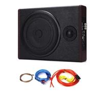 RASTKY Système de Caisson de Basses Stéréo de Voiture Haute Puissance de 8" avec Sortie Audio Pure Faible pour Un Ajustement Parfait pour L'installation du Siège, Caisson de Basses Audio de Voiture