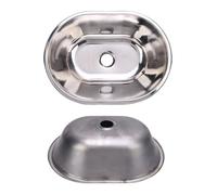 RASTKY Système de Drainage Efficace encastré pour évier à Barre en Acier Inoxydable, pour Bateau, Camping-car, Cuisine avec Trou de Vidange de 40mm