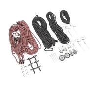 RASTKY Système de Poulie de Garage Robuste, Palan de Stockage de Garage 7803. 45 à 145 LB, Système de Poulie de Plafond de 10 Pieds, pour Bateaux, Camionnettes, Palan de Stockage de Plafond