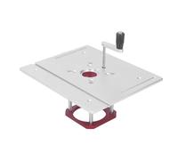 RASTKY Table de Routeur en Alliage d'aluminium avec Poignée, Machine de Découpage 64-65mm, Système de Routeur 0-54mm, Planche à Bois et Plaque d'insertion