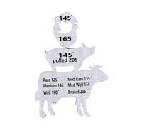 RASTKY Tableau Magnétique de Cuisson de la Température de la ViandeBBQ, Grill et Fumage de la Viande - Cadeau ParfaitHommes et Mari - Accessoire de Cuisine EssentielDébutants et Professionnels