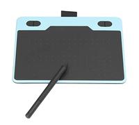 RASTKY Tablette D'animation au Design Ergonomique, Stylet 8192 Niveaux pour Les Concepteurs, 4 Touches Personnalisables pour Un Dessin de Lignes Fluide, Tablette Graphique avec Port USB pour (Blue)