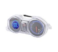 RASTKY Tachymètre Numérique pour Moto, Odomètre, écran LCD de Haute Précision, Rétro-éclairage 7 Couleurs, ABS + Métal