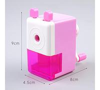 RASTKY Taille-crayon Portatif à Surface Brillante, Mini Forme Permettant D'économiser du Travail pour les Crayons de Couleur, les Ingénieurs, 3,5 X 3,1 X 1,8 Pouces pour les Projets Artistiques (PINK)