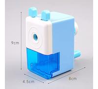 RASTKY Taille-crayon Portatif à Surface Brillante, Mini Forme Permettant D'économiser du Travail pour les Crayons de Couleur, les Ingénieurs, 3,5 X 3,1 X 1,8 Pouces pour les Projets Artistiques (BLUE)