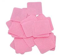 RASTKY Tampon Dissolvant de Vernis à Ongles Doux, Lingettes Nettoyantes pour Colle à Cils, Portables, 1000 Pièces, Rose