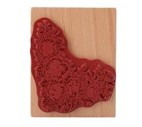 RASTKY Tampon en Caoutchouc en Bois avec une Conception de Coin Plus élégante, un Scrapbooking, des Albums Oto et des Décorations de Cartes - des Projets Parfaits et des Choses