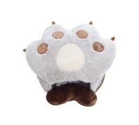 RASTKY Tapis de Souris Chauffant USB pour la Chaleur Hivernale avec Protège-Poignet, Idéal pour Les Employés de Bureau et Les Joueurs, Matériau en Velours de Couleur café foncé 9,84 X 9,05 Pouces