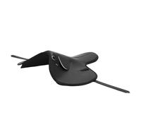 RASTKY Tapis D'équitation Protecteur Stable et Confortable, Tapis de Selle de Cheval pour Dressage, Microfibre Noir